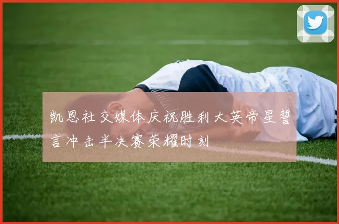 凯恩社交媒体庆祝胜利大英帝星誓言冲击半决赛荣耀时刻